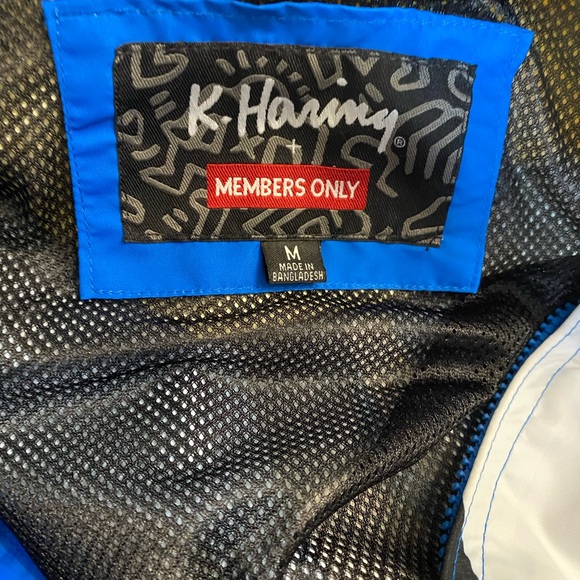 NWT Keith Haring Members Only Bomber Jacket - Picture 11 of 12